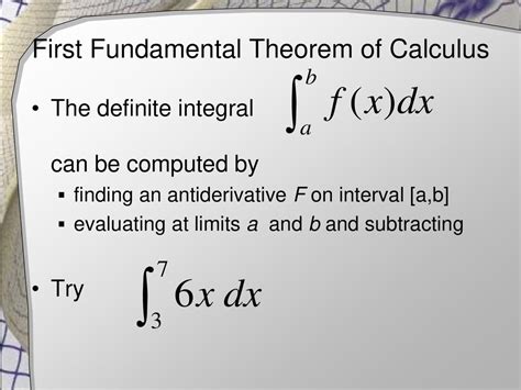 5.3 The Fundamental Theorem of Calculus .